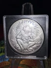 1 Troy oz .999 Silver MS Aztec God of Death & Skull Design Round