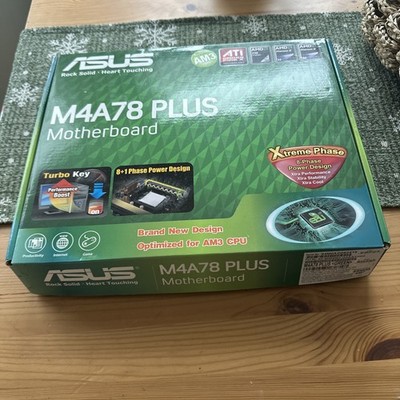 ASUS M4A78 Plus Motherboard AM3 Open Box Brand New Never Used With IO Shield