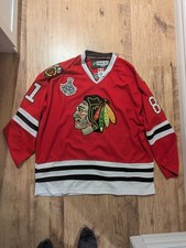 Chicago Blackhawks Jersey Mens 50 Marian Hossa #81 (Antoine Vermette Auto) Nhl