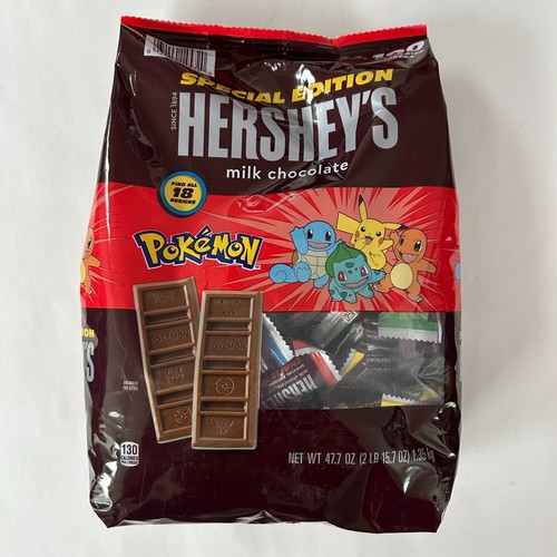 Pokemon Hershey’s Milk Chocolate Bars Snack Größe 100 Stück 18 Designs 47,7 oz - Bild 1 von 6