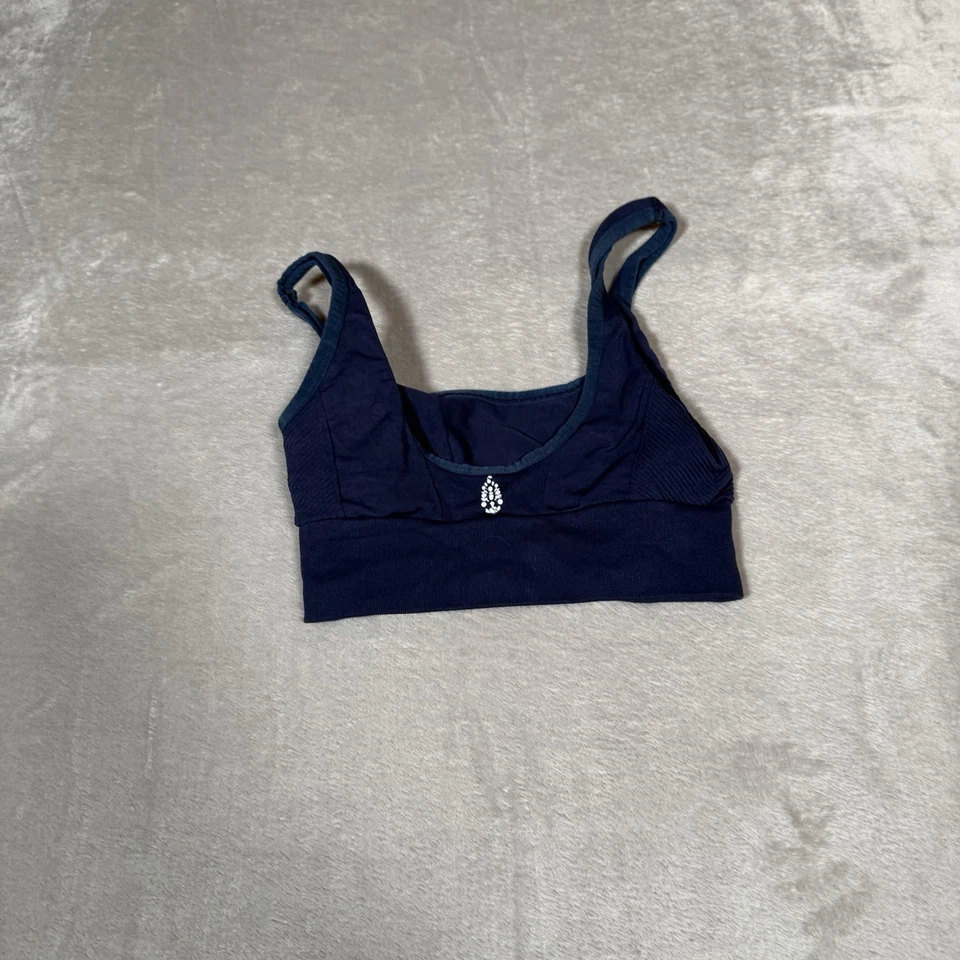 Sujetador deportivo FP Movement para mujer pequeño azul nunca torcido recortado atlético correr gimnasio Foto 2 de 4