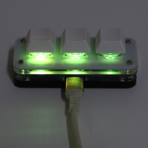 3-Tasten-Mini-Tastatur Mechanische USB-Gaming-Tastatur Programmierbare - Bild 17 von 24