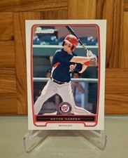 Bryce Harper Nationals 2012 Bowman Prospect Card BP10