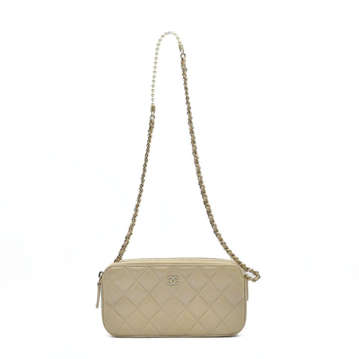 $4950 Chanel  Canvas Small Rectangular Leather Ch… - image 1
