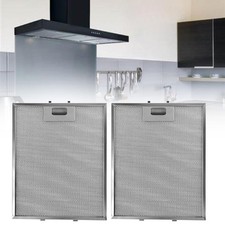 2X Cooker Hood Metal Mesh Grease Filter for Kitchen Extractor Fan