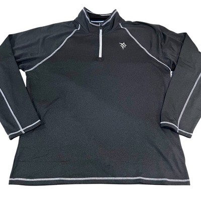 White Water New Harbor Performance 1/4 Zip Men's XL Long Sleeve Gray Pullover