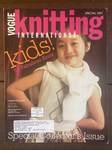 Vogue Knitting International Magazine Lot of 6 Vintage Issues 2000 to 2002 - Picture 8 of 19