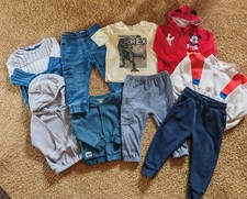 18-24M Baby Boys Bundle. Job Lot Clothes. Jeans, Joggers, Jumpers, Jackets