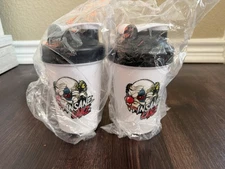 Lot Of 2 White Insane Labz 14oz Shaker Bottles Protein