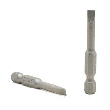 BS205-25PK Single End Slotted Screwdriver Bits - 2 Inch Long - 5mm Wide Slot