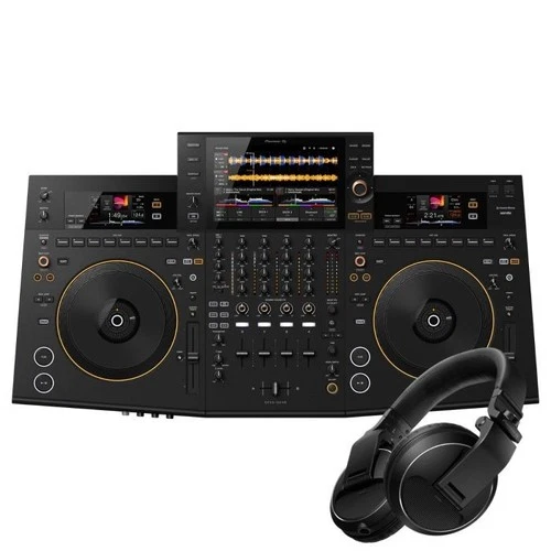Pioneer DJ OPUS-QUAD All-in-one DJ System & a pair of HDJ-X10 headphones.