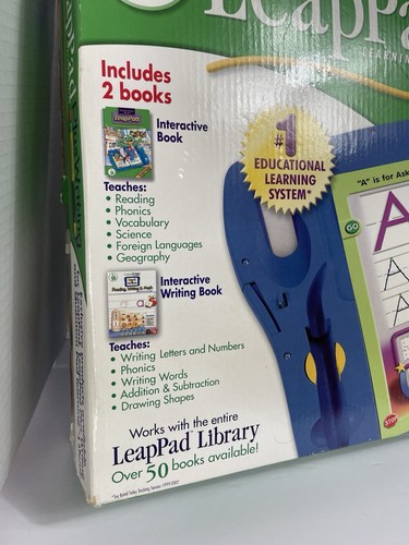 Leapfrog Leappad Plus Writing Learning System 3 Extra Stylus 7 Games 7 Books - Picture 4 of 24