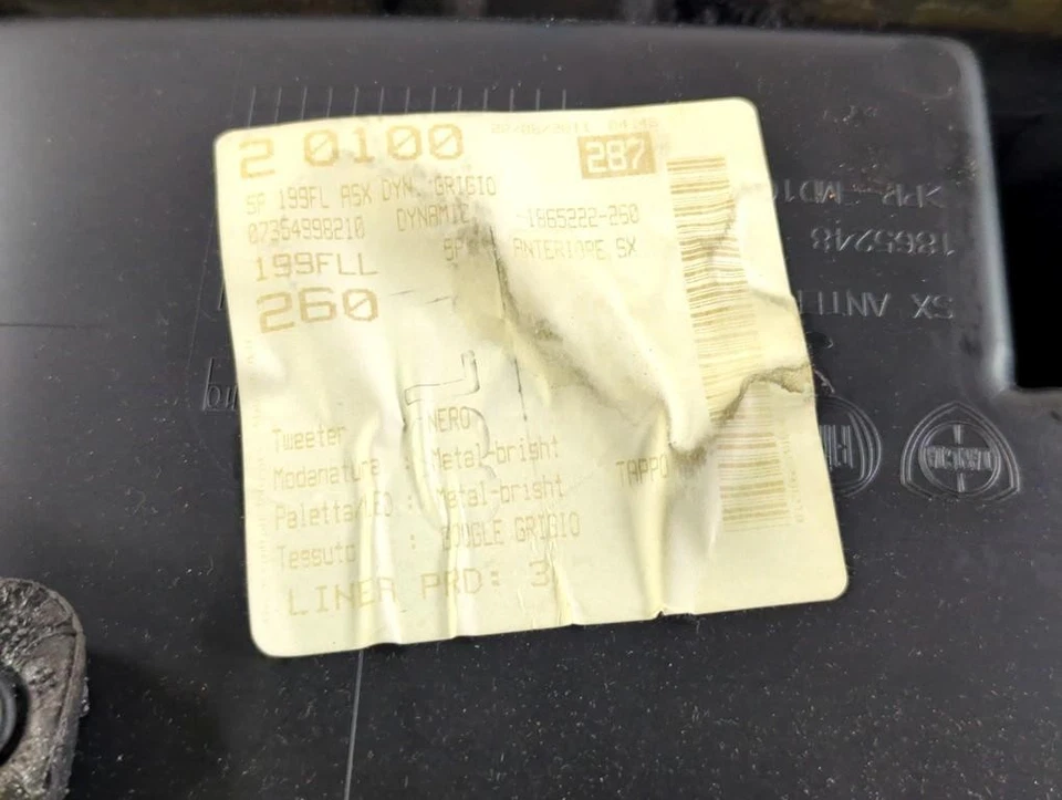 735504847 PANNELLO INTERNO PORTA ANTERIORE SINISTRA FIAT PUNTO EVO 1.3 D 70KW 5M Foto 4 de 4