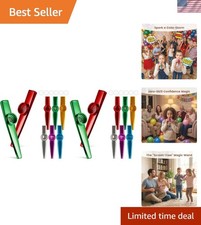 Durable Metal Kazoos - 6 PCS Set for Kids, Ideal Gift for Parties Family Fun