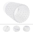 1pc hohe Glasvase schmücken kreatives Tischdekor Wohnzimmer Blumenbehälter