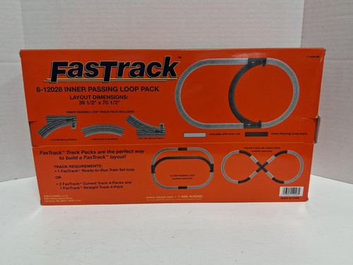 Lionel 6-12028 FasTrack Inner Passing Loop Track Pack Hobby Train - Picture 8 of 8