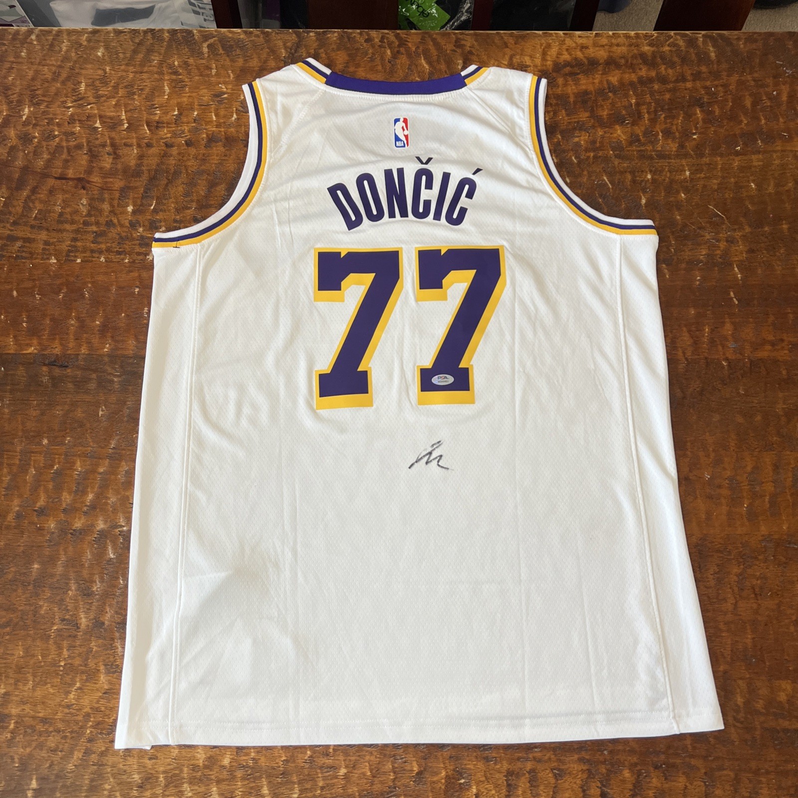 Luka Doncic Signed Los Angeles Lakers Jersey PSA DNA Autographed