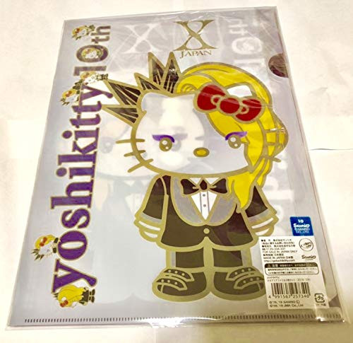 X JAPAN YOSHIKI yoshikitty 2019 10th A4 clear file set of 2 X JAPAN YOSHIKI yoshikitty 2019 10th A4 clear file set of 2