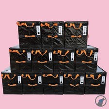 (12) AMAZON COURIER LARGE DELIVERY STORAGE BAGS 28x24x20 BLACK LOT OF 12 TOTES