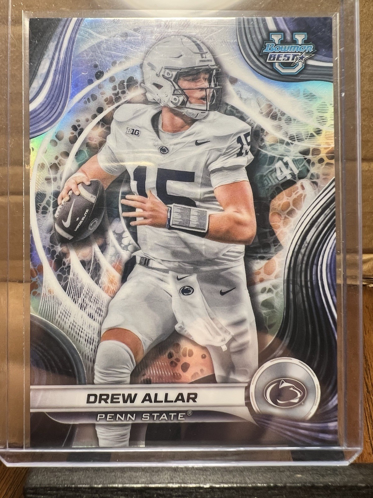 2024 Bowman's Best University Drew Allar Refractor Penn State #3