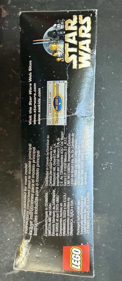 NEVER OPENED Lego 7106 Droid Escape Retired Star Wars C-3PO R2-D2 Damaged Box - Image 3 of 4