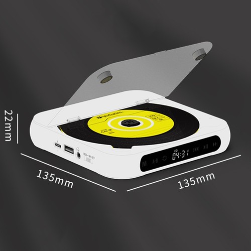 Rechargeable Compact CD Player with AntiSkip for Smooth Audio Experience - Afbeelding 3 van 16