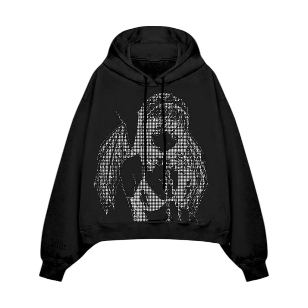 NEW Billie Eilish Blohsh Hoodie Princess Blurry Sweatshirt Medium