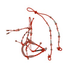 Orange Charro Bosal Charro Cabresto Riendas Headstall