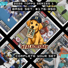 2026 Topps Series 1 Baseball - Base Singles #176-350 - You Complete Your Set
