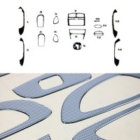 Innenraum Dekor Cockpit FüR Hyundai Santa Fe 2002-2006 Carbon Optik 14Tlg
