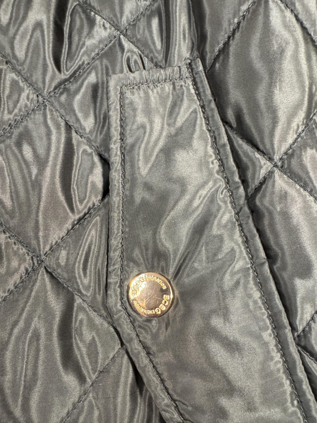 BCBGeneration Jacket Womens Medium Black Quilted … - image 3