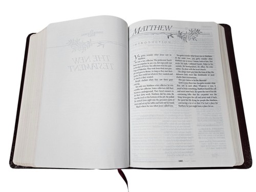 The Inspirational Bible New Century Version Max Lucado 1995 Burgundy Word Bibles - Picture 18 of 20