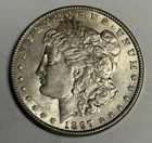 AU 1897-P Morgan Silver Dollar (all original!), Almost UNCIRCULATED
