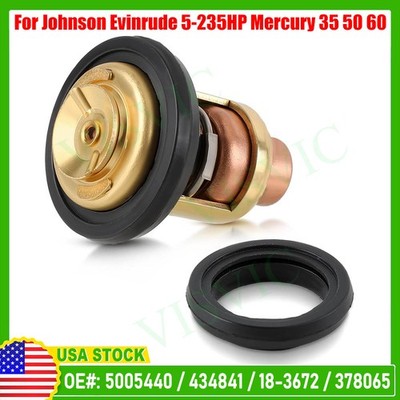 High-Quality Thermostat with Gasket for Johnson Evinrude Outboard Motors