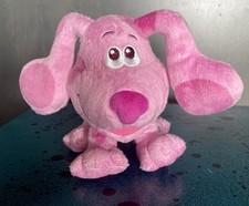 Nickelodeon Blues Clues and You Magenta Puppy Dog 7" Plush Stuffed Animal