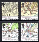 1991 Ordnance Survey Bicentenary Complete Set SG1578 - SG1581 Unmounted Mint MNH