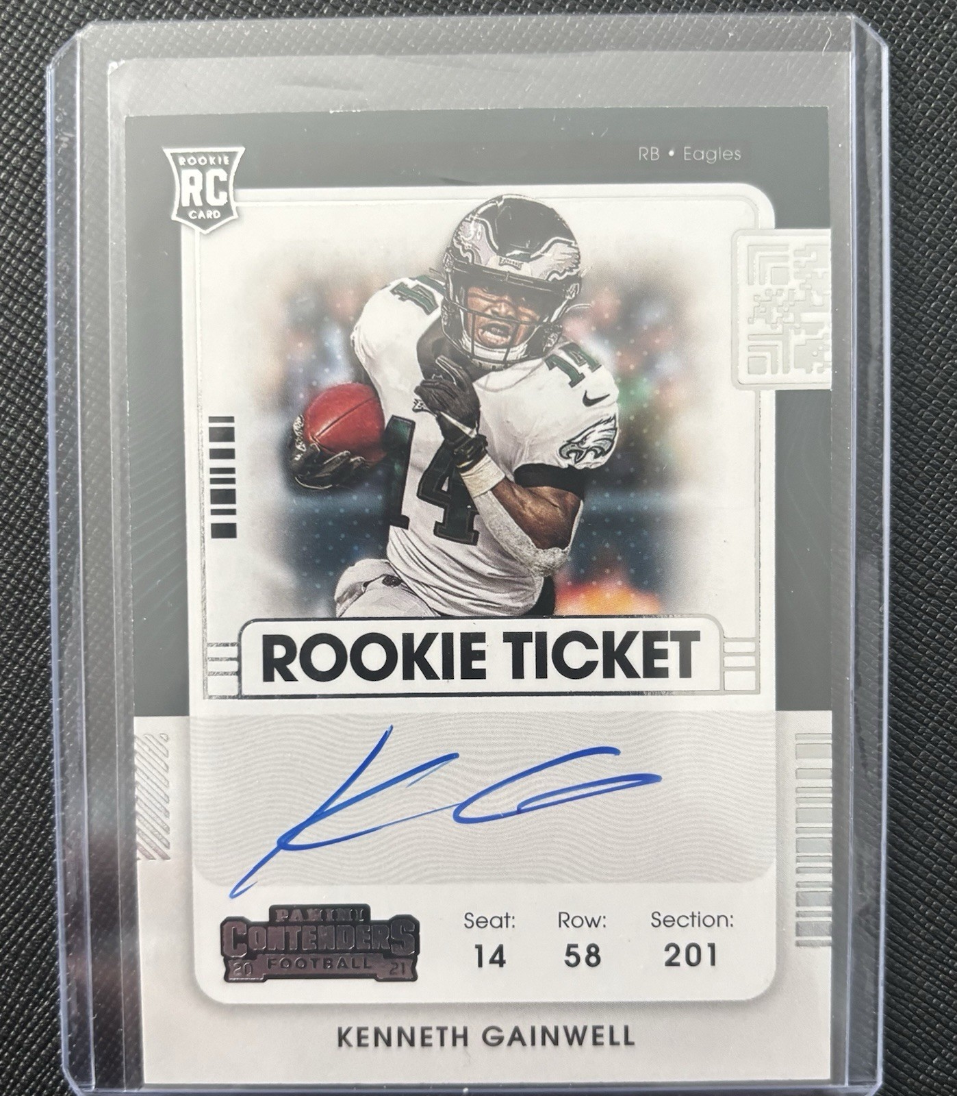 2021 Panini Contenders - Rookie Ticket RPS Kenneth Gainwell #139 (AU, RC)