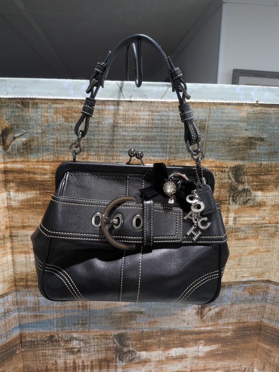 コーチ ソーホー ハンドバッグ がま口 8A12 COACH - COACH(コーチ) ハンドバッグ - 8A12 レザーの通販 by ブラン