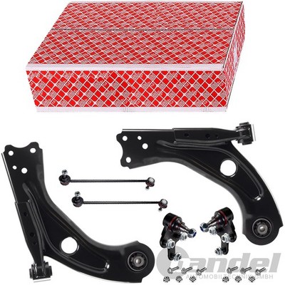 FEBI QUERLENKER+KOPPELSTANGE VORNE passend für PEUGEOT 308 II SW BJ 2014-2021