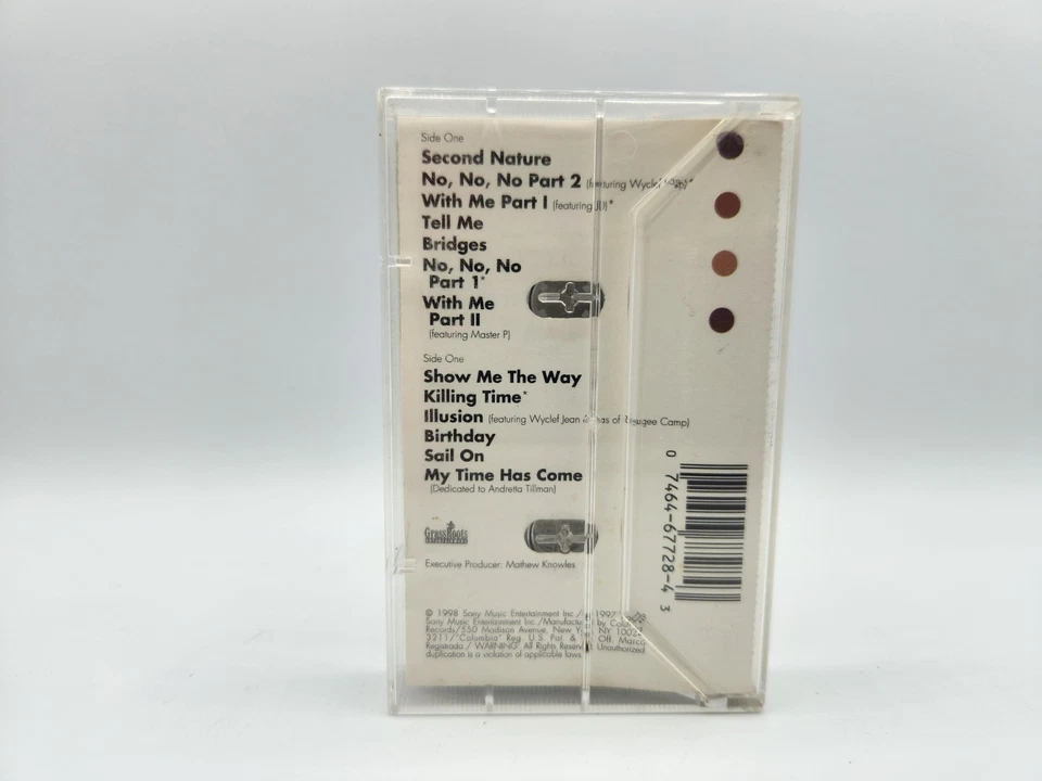 Destiny's Child Self Titled Debut Cassette Tape 1998 R&B Beyoncé Free Shipping  - Image 3 of 4