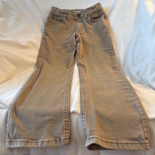 Cat And Jack Size 8 Boys Jeans Khaki Straight Recto - Picture 3 of 13