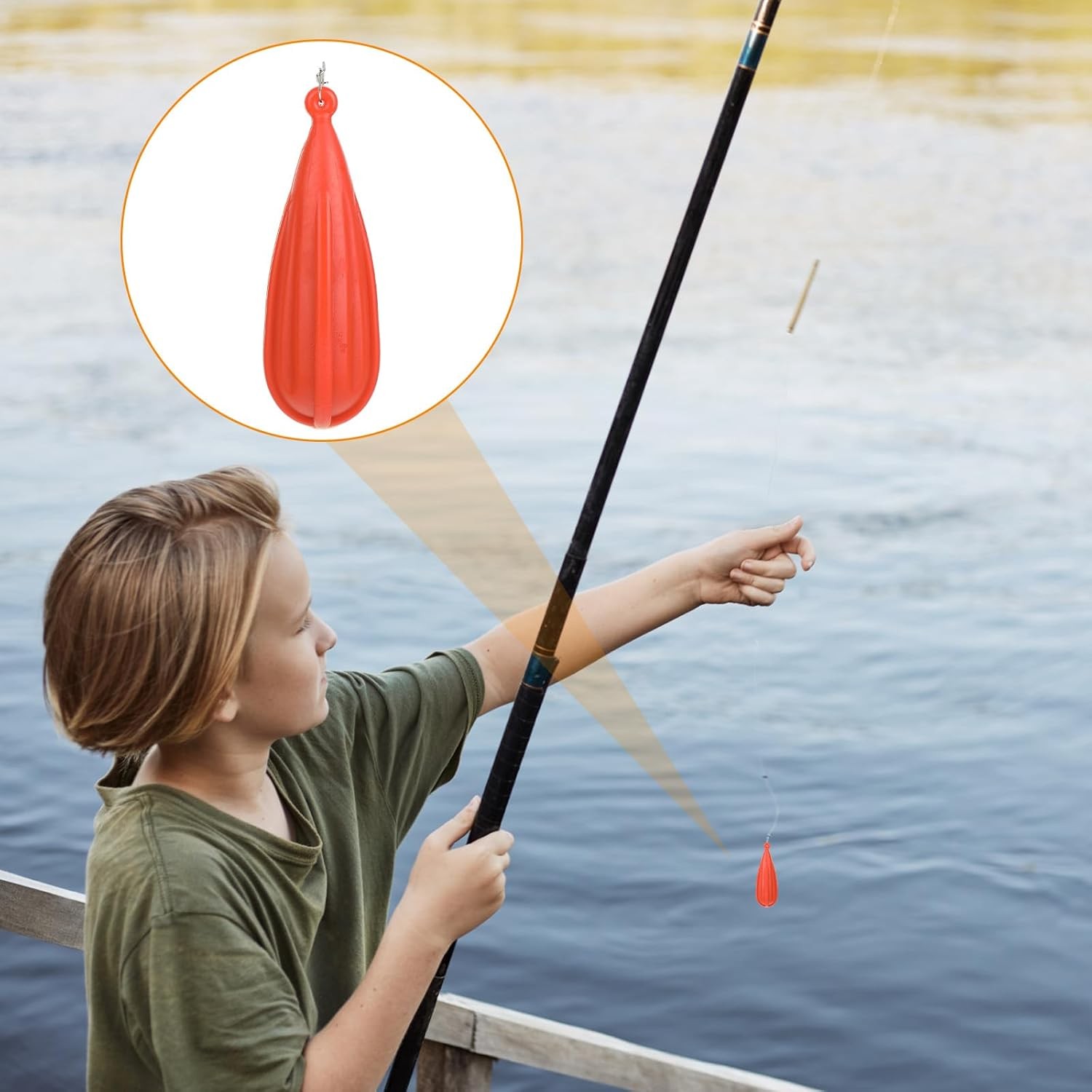 6 PCS Fishing Practice Plugs 6 Sizes Bait Casting Practice Plug Soft PVC Bait Ca - Image 7