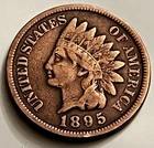 1895 Indian Head Cent Fine Details Penny BN1443