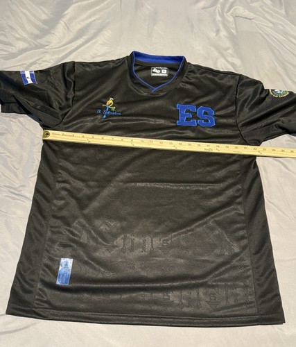 El Salvador Black Soccer Camisa Negra de El Salvador Sz XL La selecta NWTG - Picture 12 of 18
