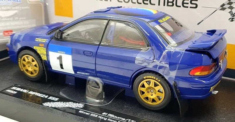 Sun Star 1/18 Scale Diecast 5525 Subaru Impreza 555 #1 Bourne Hong Kong 1994 - Image 2 of 4