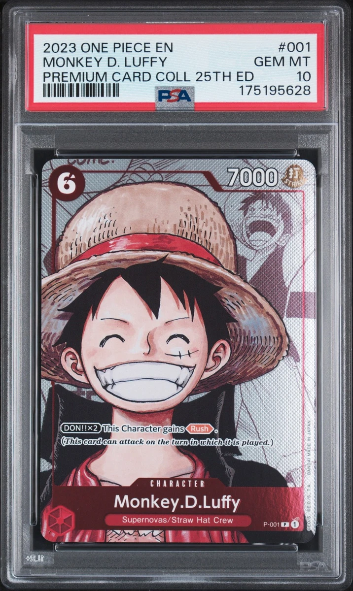 25+ Monkey.D.Luffy P-001 One Piece Promotion Cards for sale