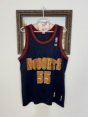 NBAムトンボユニフォーム Vintage 90's Champion Denver Nuggets NBA Mutombo Jersey Mens Shirt