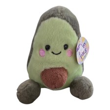 Airy Avocado Plush Aurora World Palm Pals (5 inch) Stuffed Animal Toy Smiley 