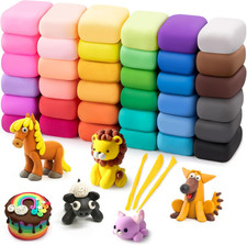 Air Dry Clay 36 Colors Modeling Clay for Kids DIY Molding Magic Clay Toy Gift...