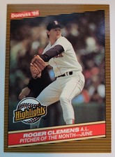 1986 Donruss Highlights Roger Clemens #18 Red Sox